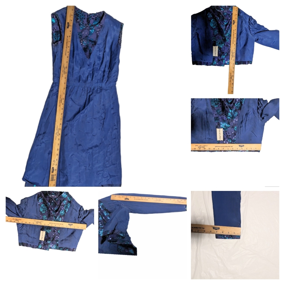 Vintage Oscar de la Renta Brocade evening dress - Picture 12 of 15
